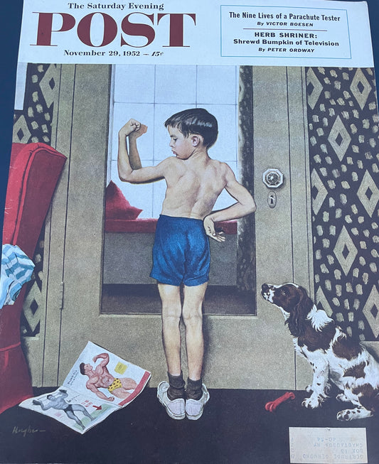 Saturday Evening Post - Original Cover - November 29, 1952