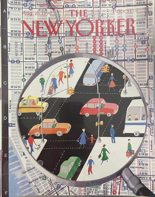 NEW YORKER Magazine original cover - August 20, 1990