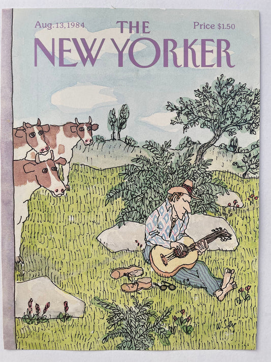 The NEW YORKER cover only - August 13, 1984