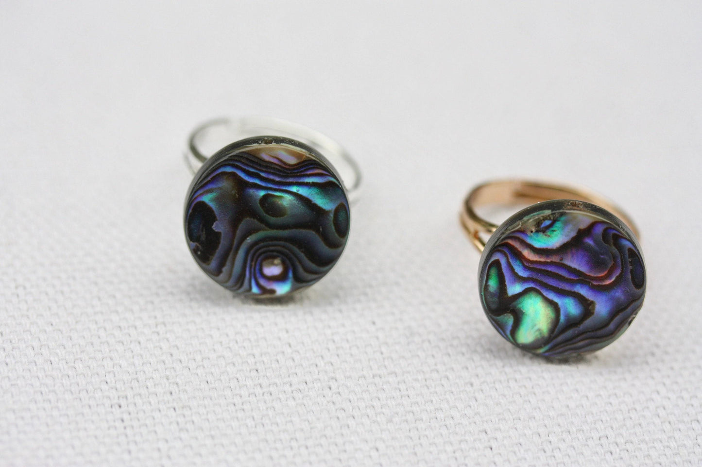 Abalone shell ring - adjustable to fit your finger