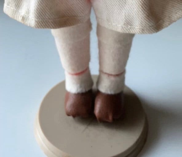 Vintage signed Muneca Artesana Beibi doll figurine - Made in Spain