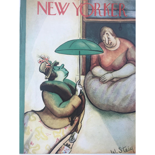 RARE - The NEW YORKER Magazine very rare original cover - March 18, 1933 by William Steig