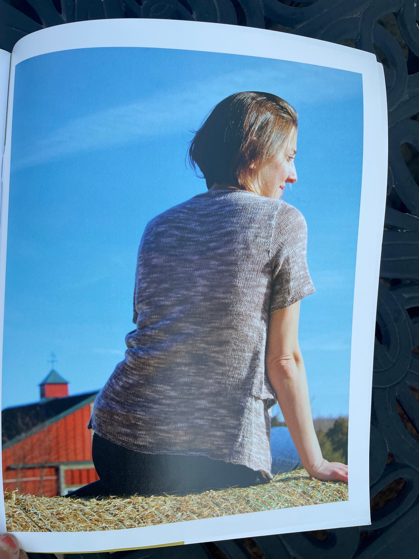 Knitting pattern book - Juniper Moon Farm FINDLEY DAPPLED knitting pattern book with 11 Designs