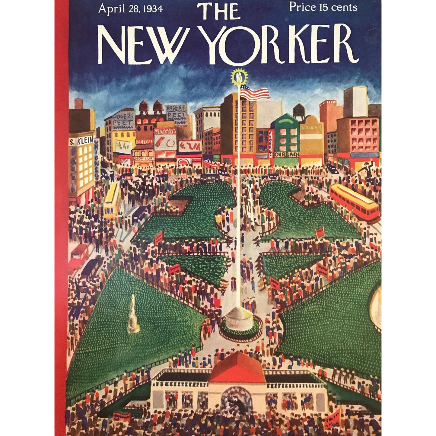 Rare - April 28, 1934 - The NEW YORKER Magazine original cover