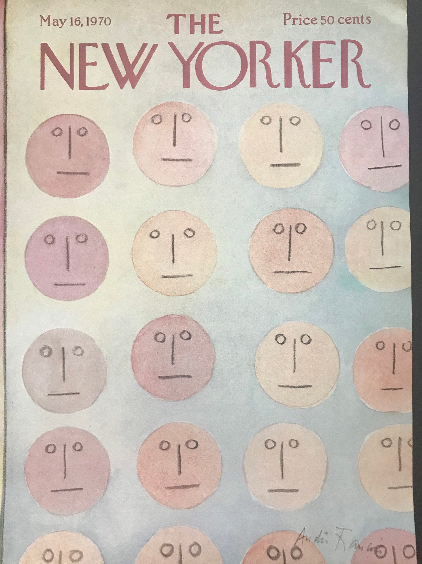 May 16, 1970 - The NEW YORKER Magazine original cover