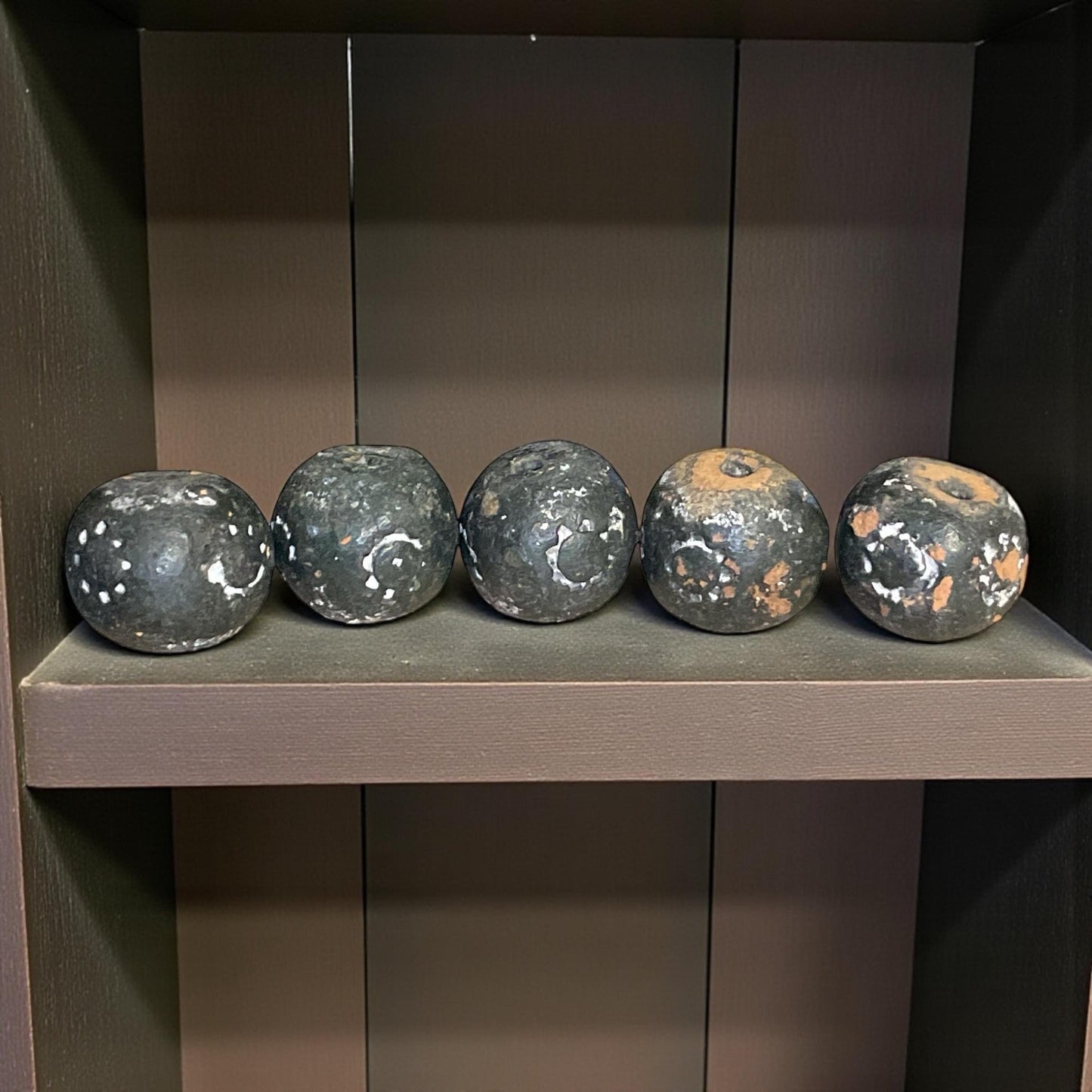 Vintage Terracotta Clay Beads – Natural Rustic Beads, Unique Craft & Jewelry Supply - 10 mm x 10 mm