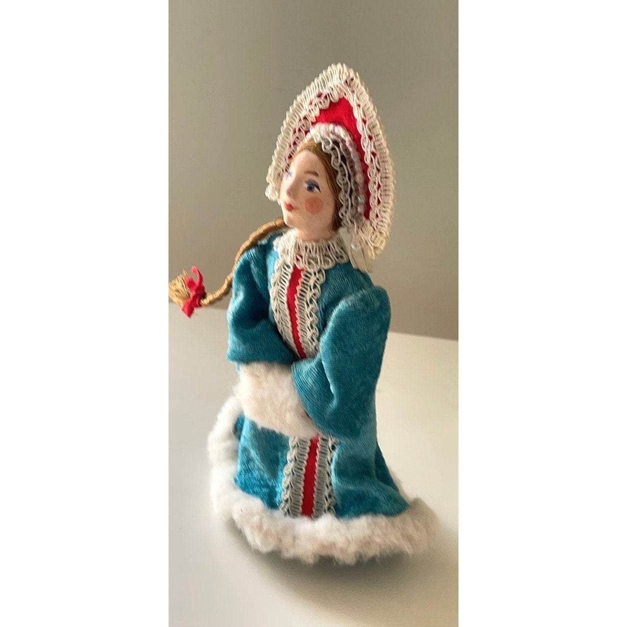 Stunning vintage Russian Doll, snow queen, collectible