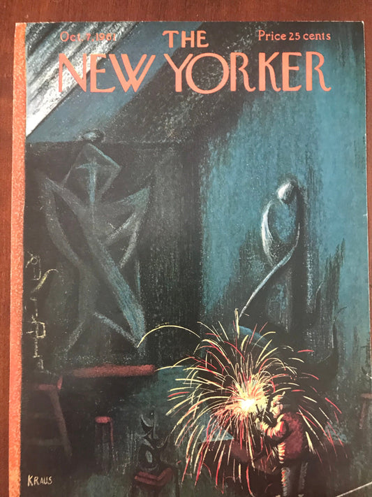 Rare - October 7, 1961 - The NEW YORKER Magazine original cover
