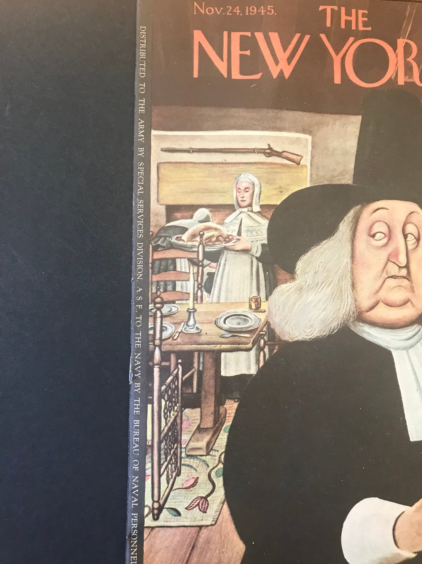 NEW YORKER Magazine - November 24, 1945 - Collectible Overseas Edition for Armed Forces Navy & Marines