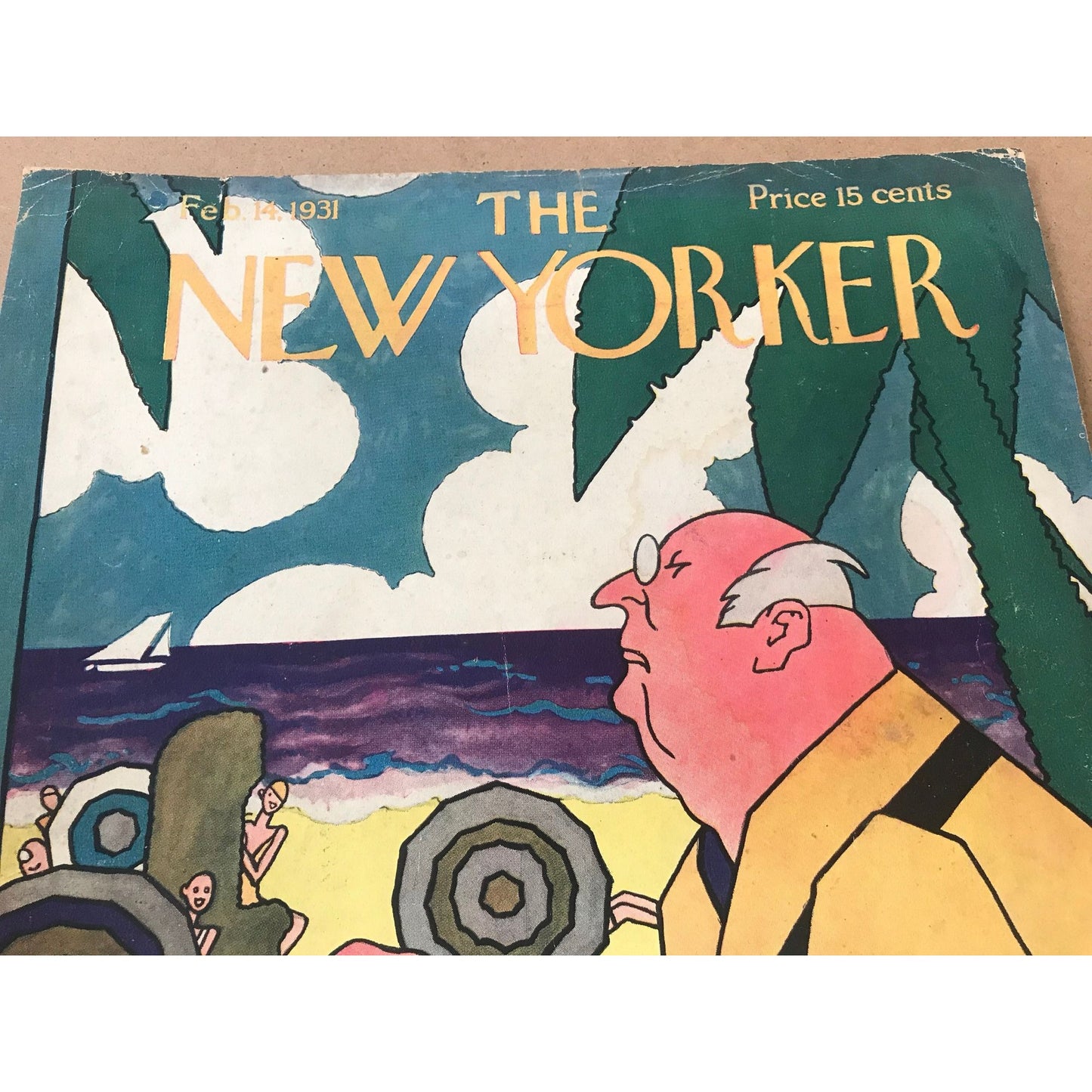 RARE - The NEW YORKER Magazine very rare original cover - February 14, 1931