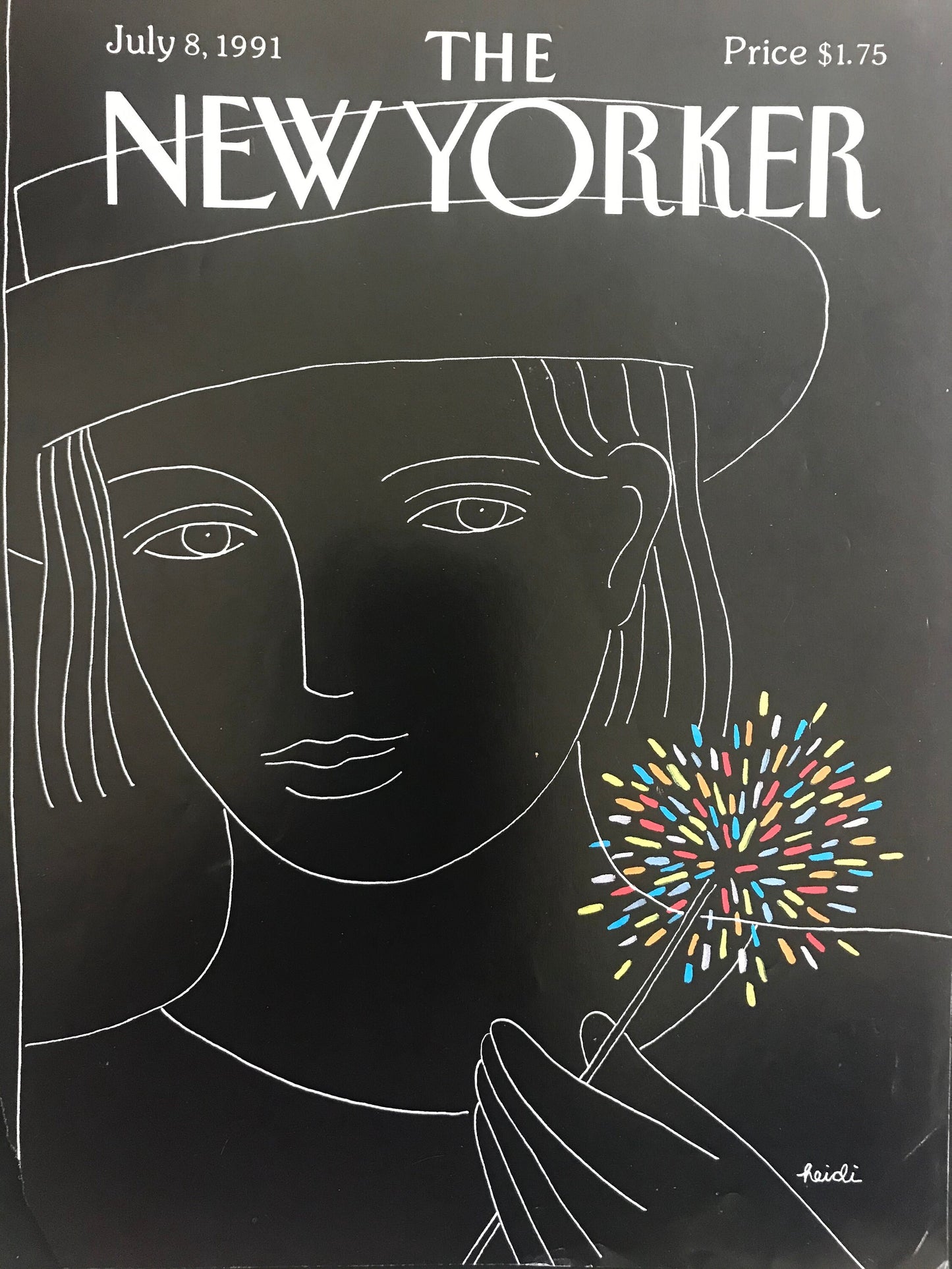 Vintage NEW YORKER Magazine original cover - July 8, 1991