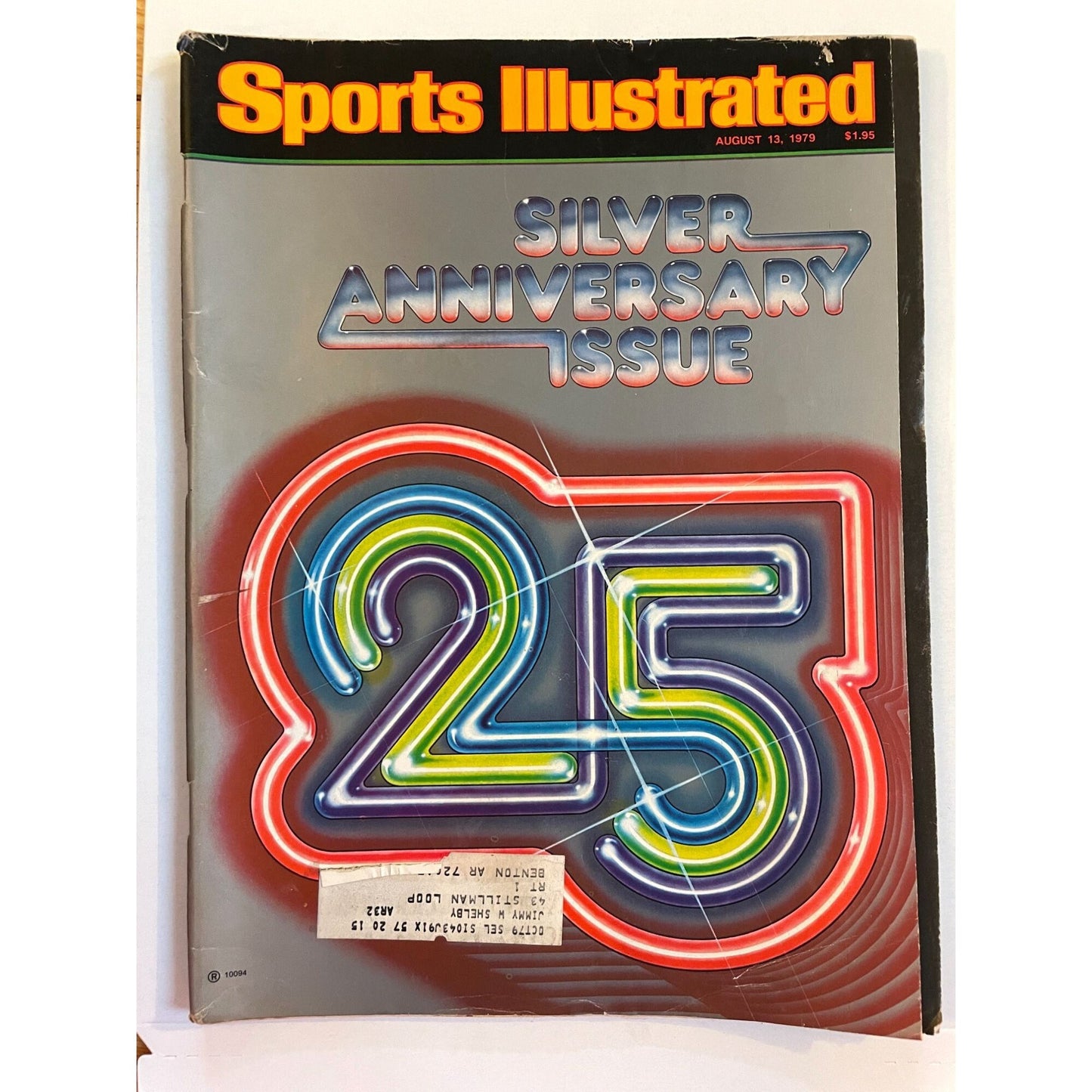 Sports Illustrated Magazine complete issue - August 13, 1979 - 25th Anniversary Issue
