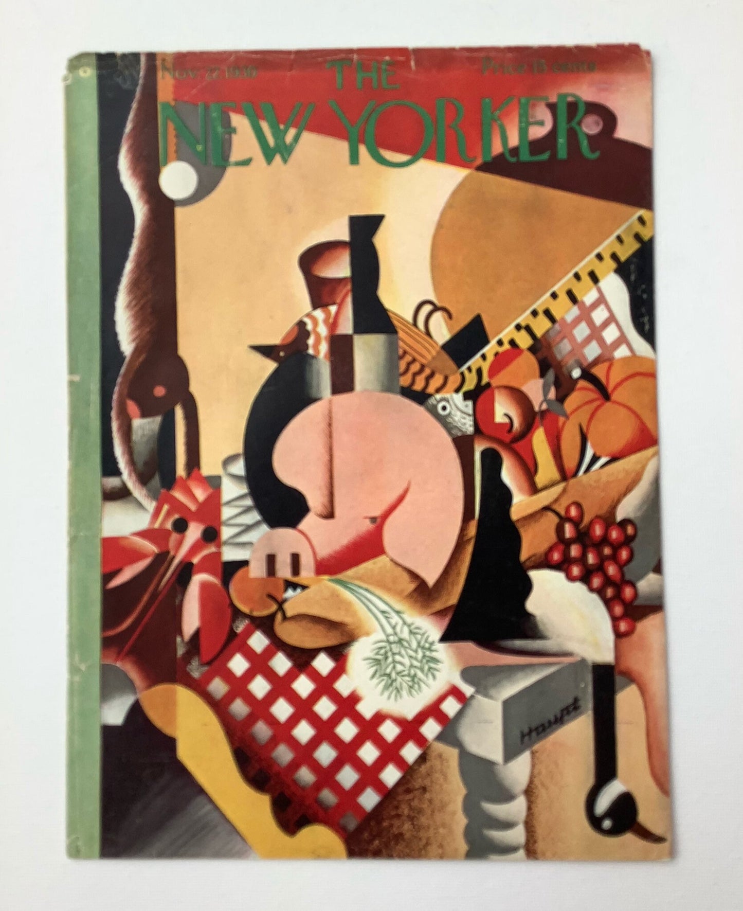 The NEW YORKER Magazine very rare original cover - November 22, 1930