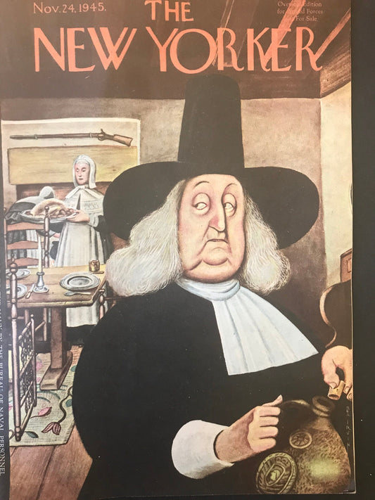 NEW YORKER Magazine - November 24, 1945 - Collectible Overseas Edition for Armed Forces Navy & Marines