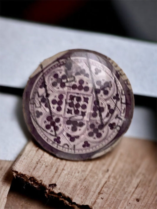 Necklace pendant or pin made from a genuine vintage postage stamp from Switzerland - Helvetia