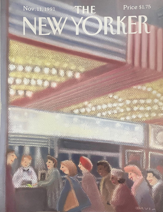 NEW YORKER Magazine original cover - November 11, 1991