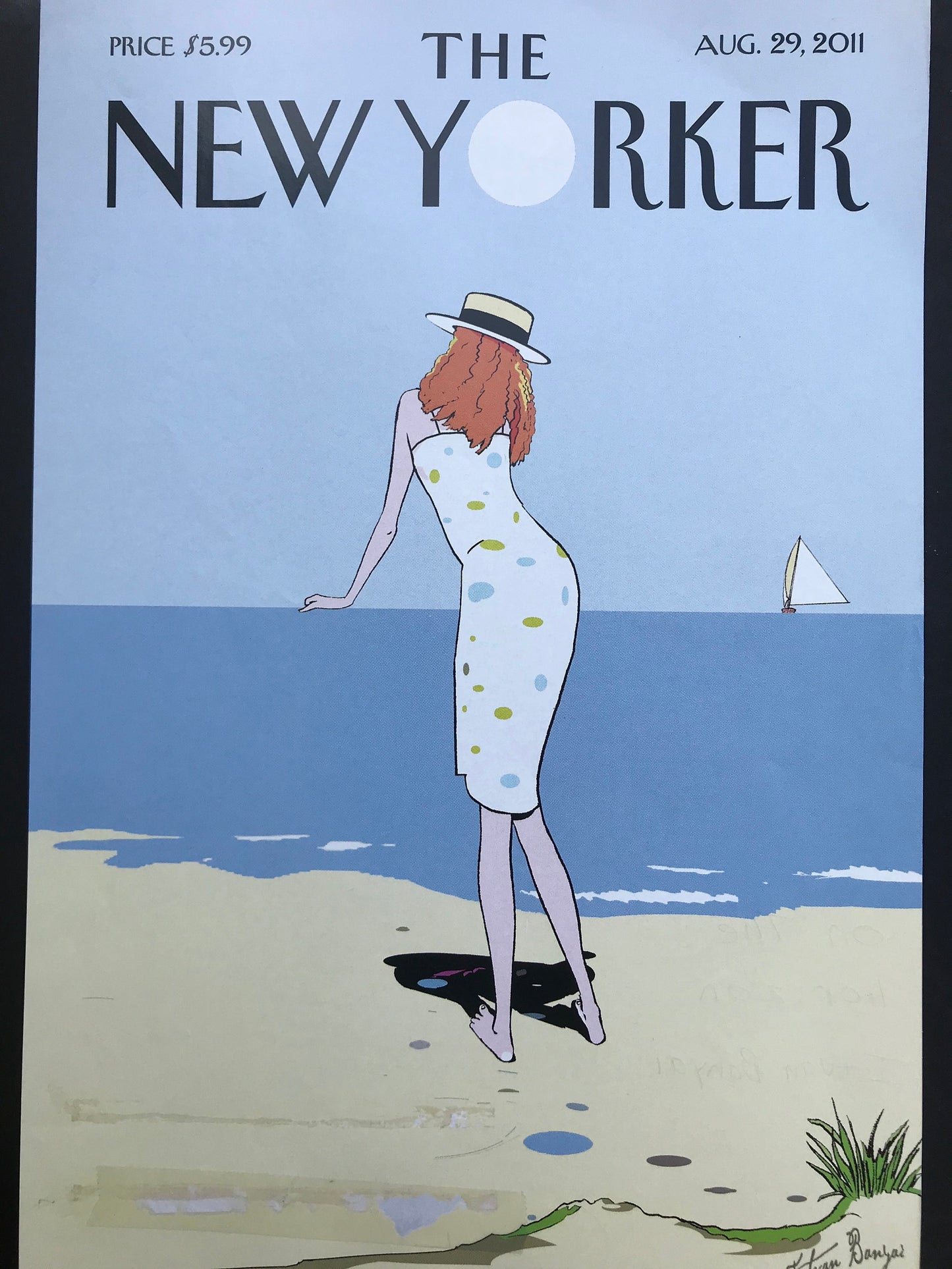 August 29, 2011 - The NEW YORKER - cover only - Please read description