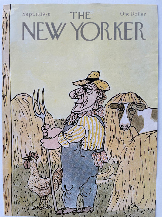 The NEW YORKER cover only - September 18. 1978