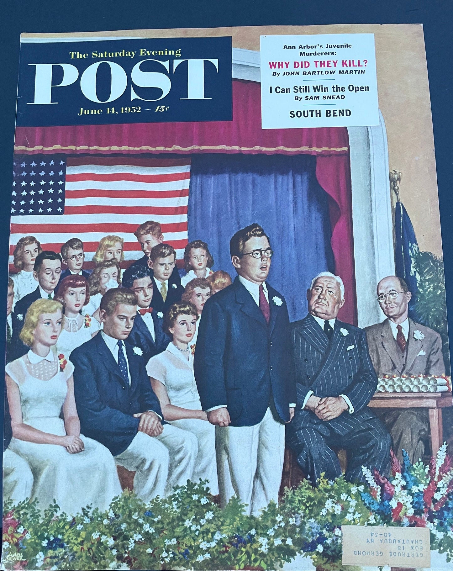Saturday Evening Post - Original Cover - June 14, 1952