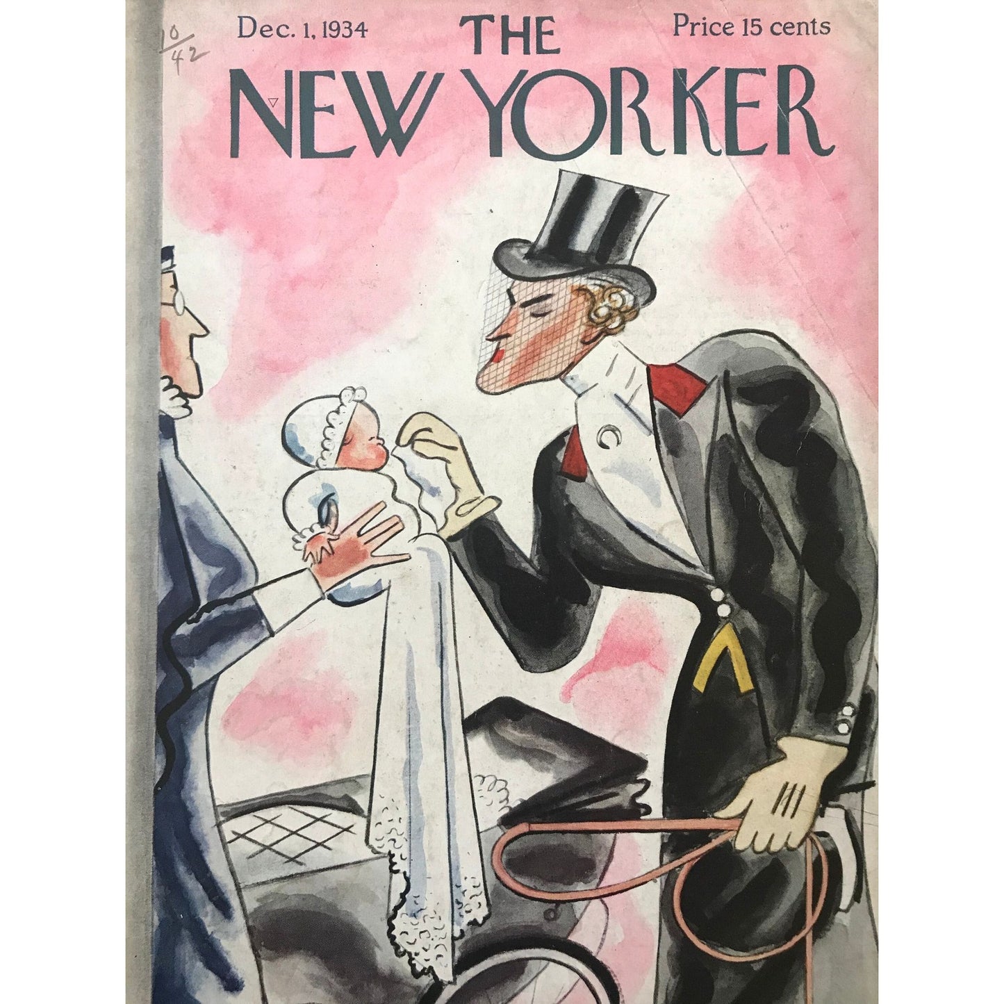 Very RARE - December 1, 1934 - NEW YORKER Magazine original cover