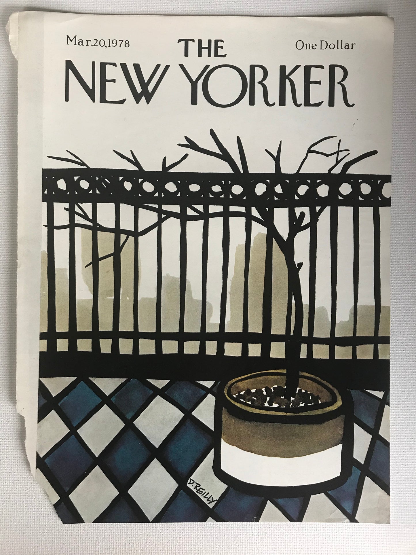 Rare - March 20, 1978  - The NEW YORKER Magazine original cover - please read description