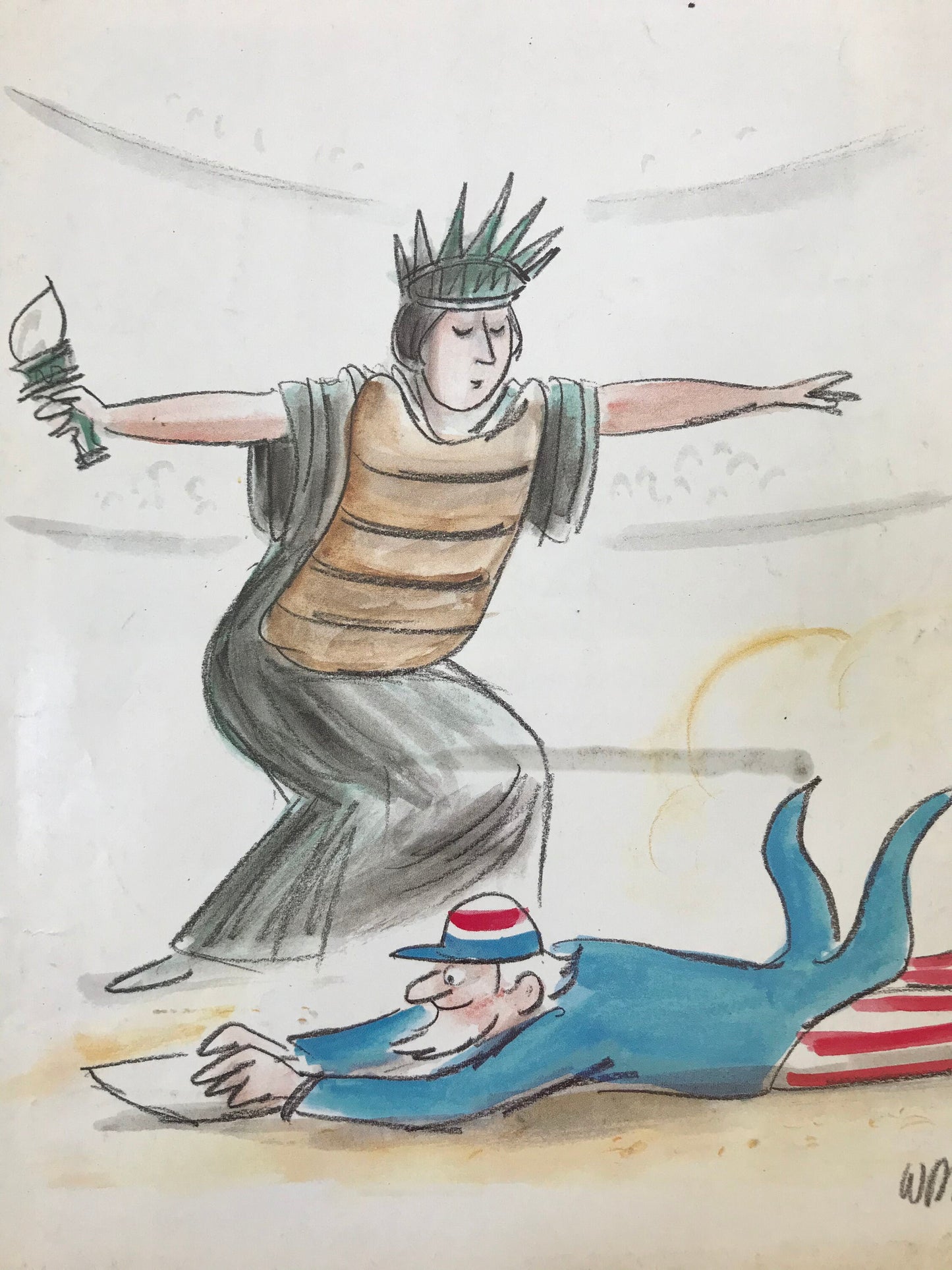 July 6 1992 - The NEW YORKER Magazine original cover