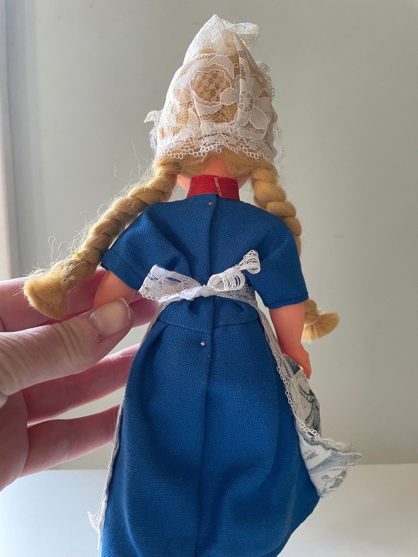 Vintage collectible Doll figurine from Denmark - with eyes that open and close