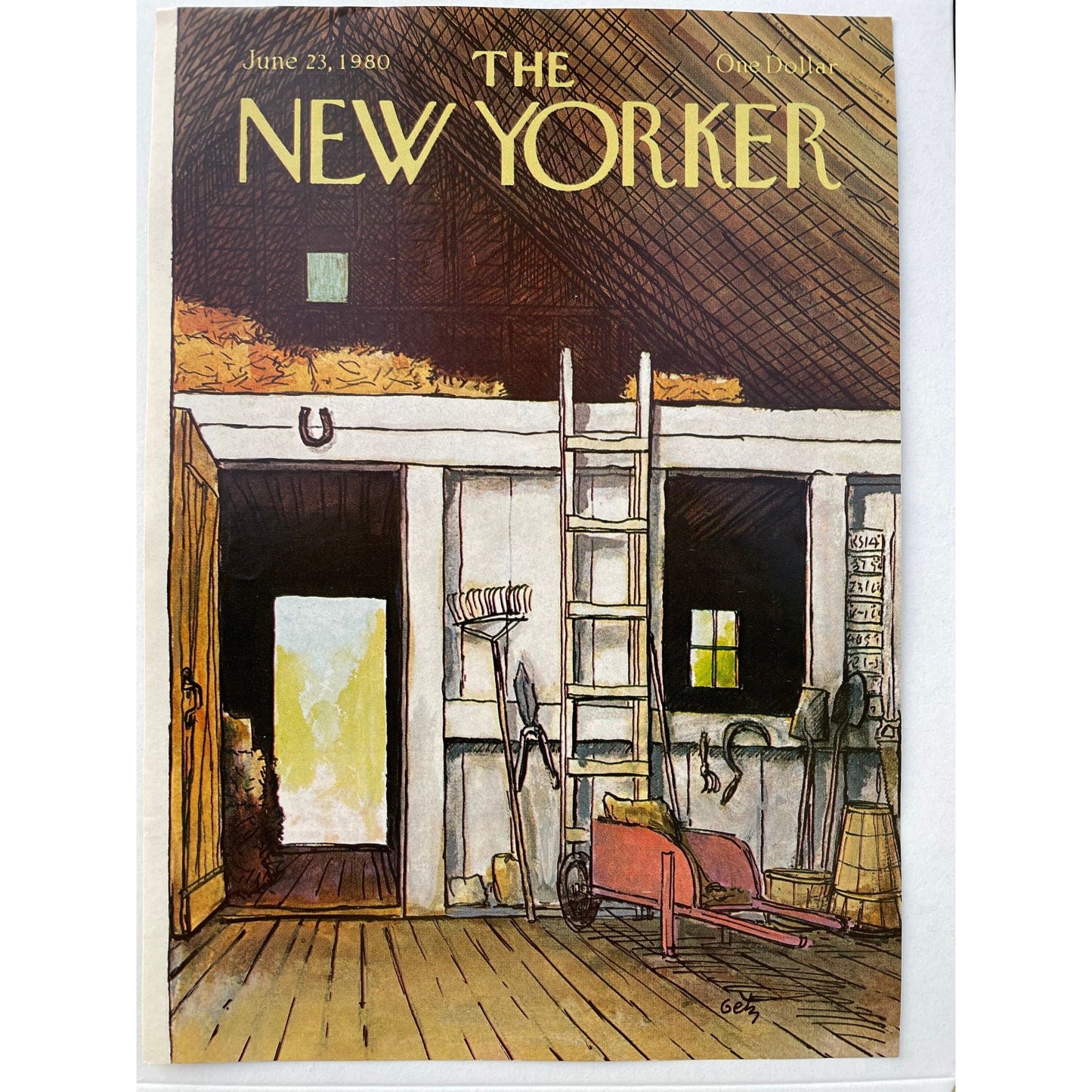 The NEW YORKER cover only - June 23, 1980