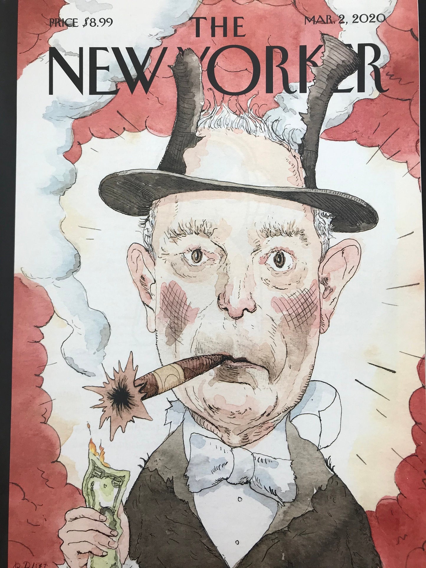 The NEW YORKER cover only -  March 2, 2020