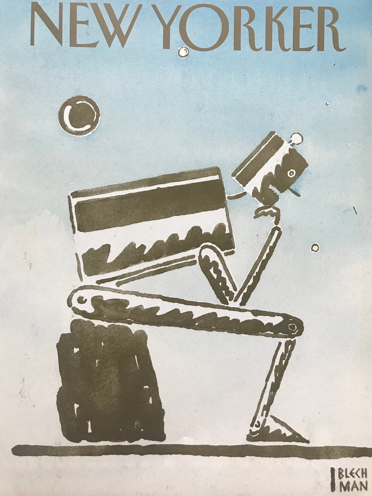 October 7, 1991 - The NEW YORKER - Cover only - ROBOT