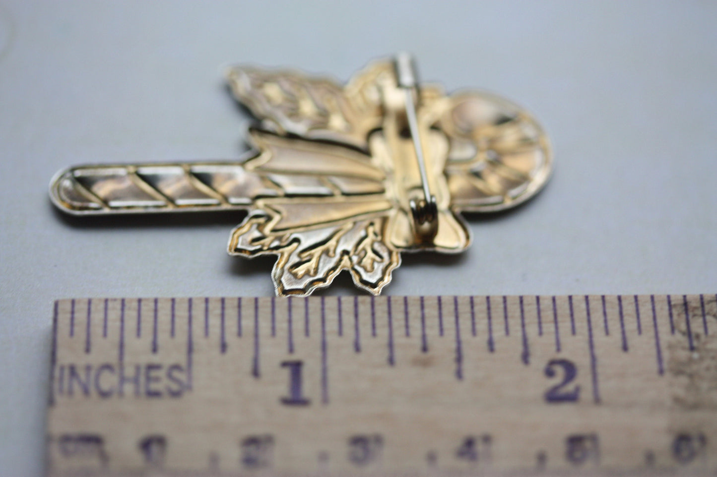 Candy cane vintage lapel pin - perfect for the holidays