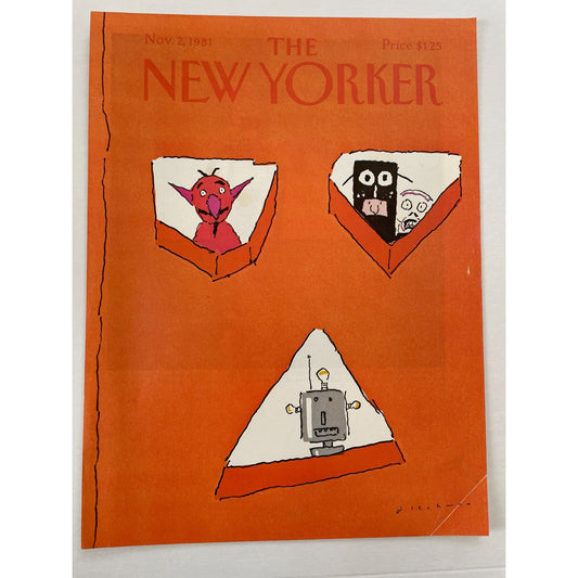 November 2, 1981 - The NEW YORKER Magazine original cover - Please read description