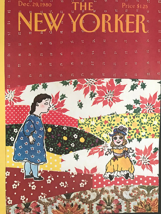 December 29, 1980 - The NEW YORKER Magazine original cover - quilt