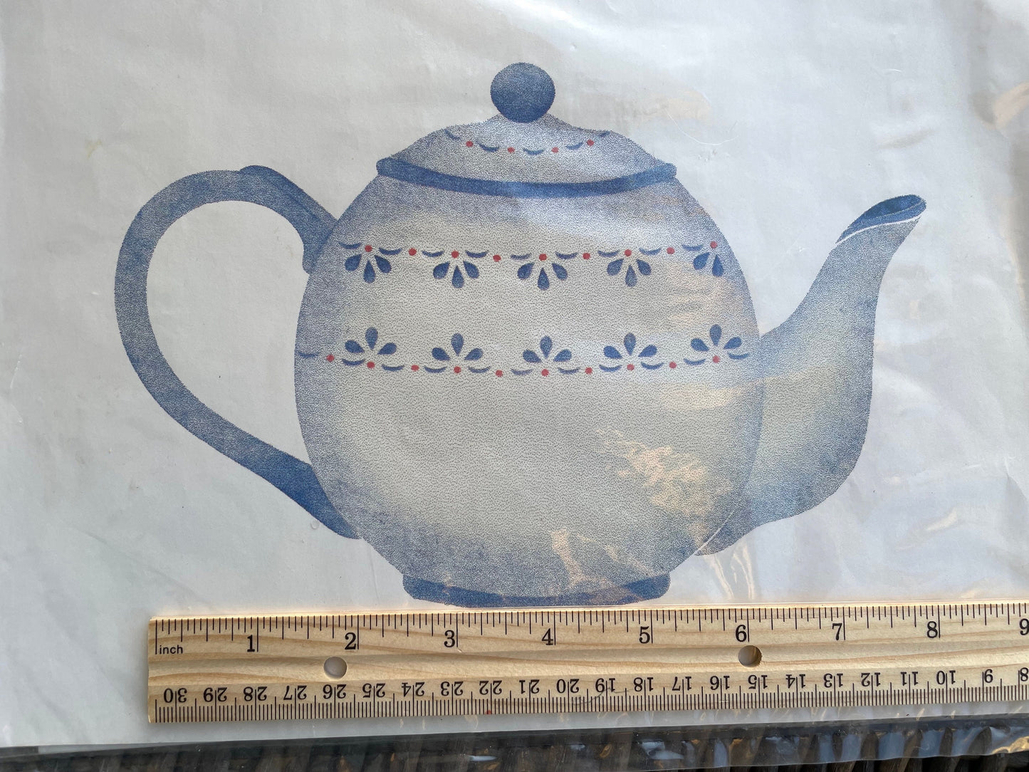 Designer Stencils original teapot stencil - in original packaging