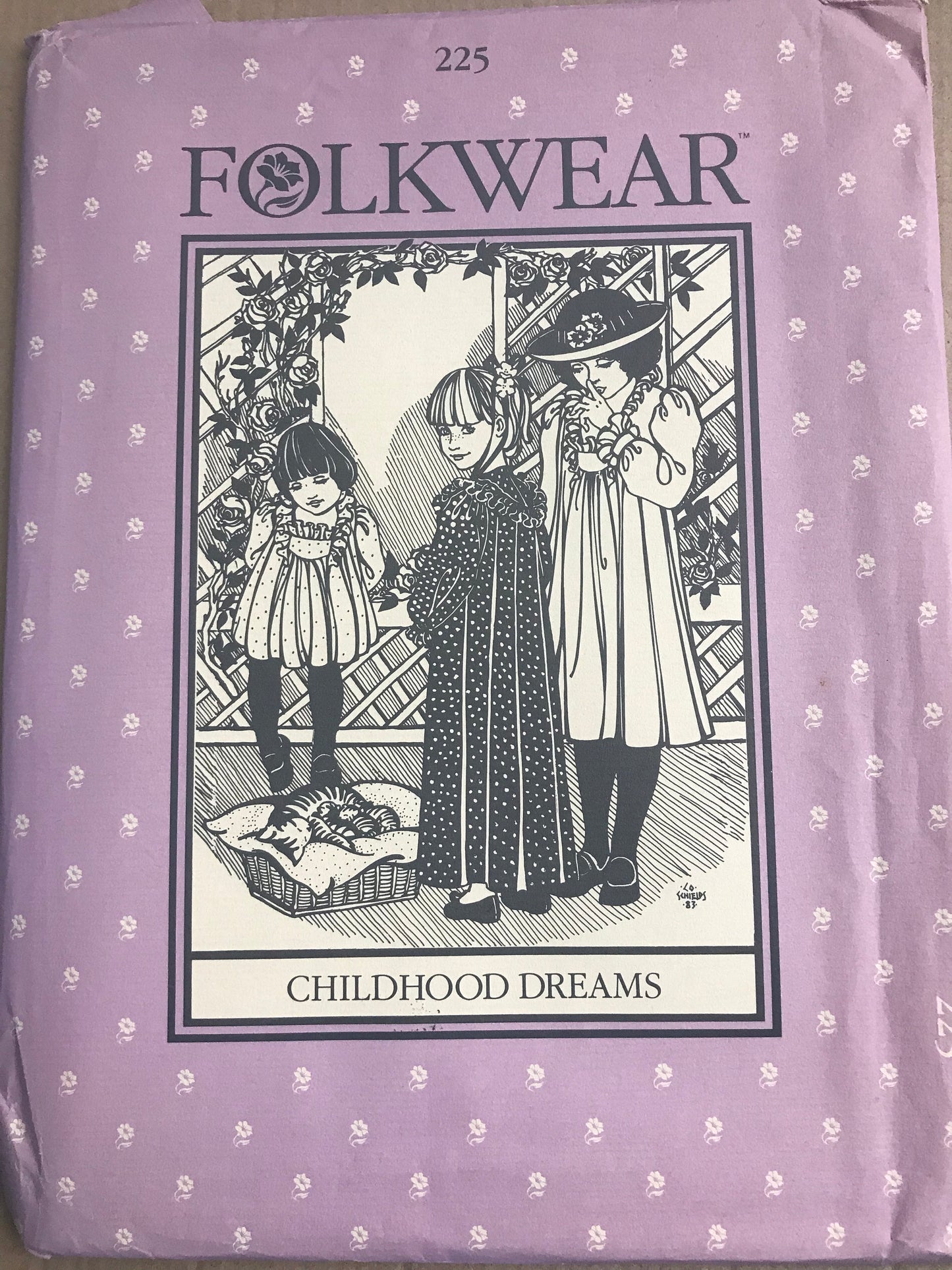 RARE Folkwear sewing pattern #225 - uncut - Sewing Pattern - Childhood Dreams