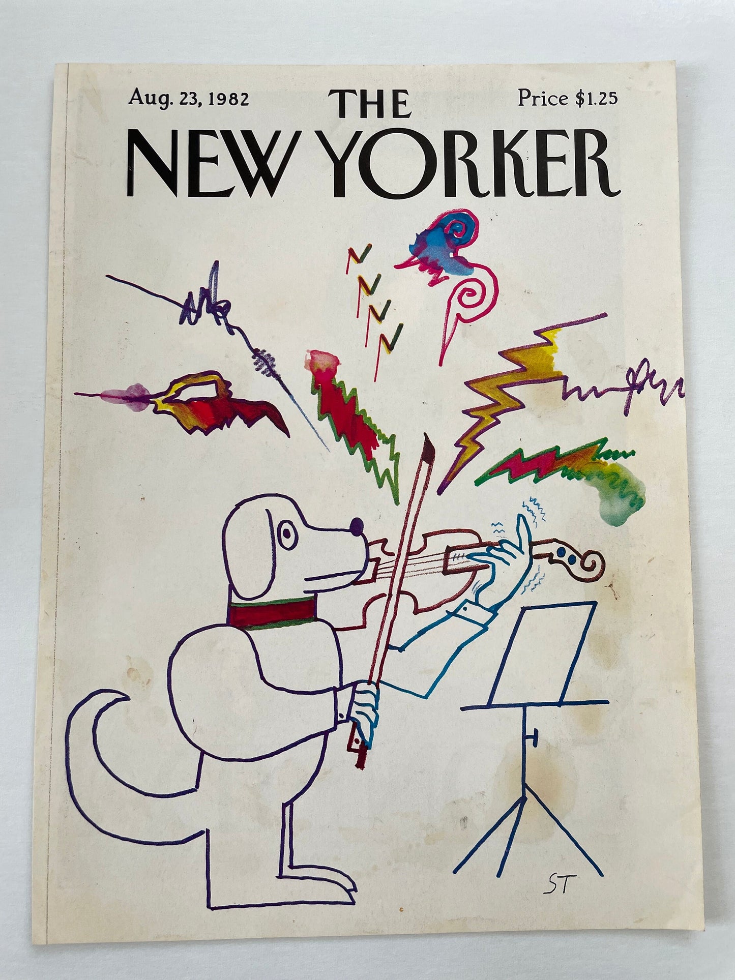 August 23, 1982 - The NEW YORKER Magazine original cover - Please read description