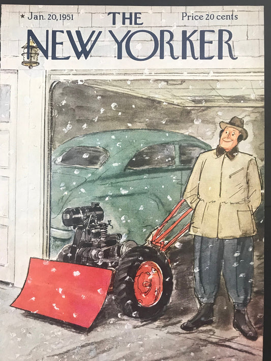 NEW YORKER Magazine cover - January 20, 1951