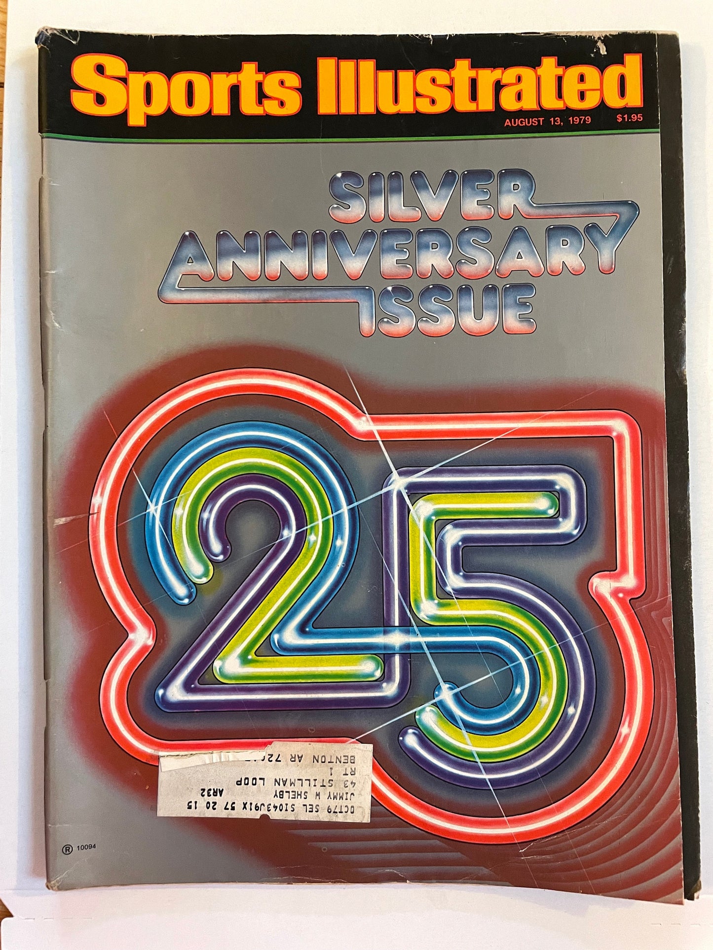 Sports Illustrated Magazine complete issue - 25th Anniversary - August 13, 1979