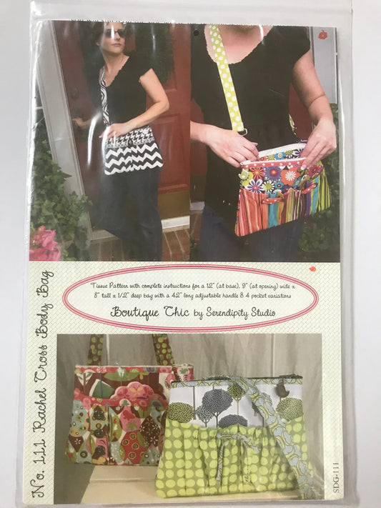UNCUT Sewing Pattern - Serendipity studio - Rachel cross body handbag pattern #111