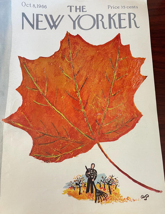 NEW YORKER Magazine cover - October 8, 1966