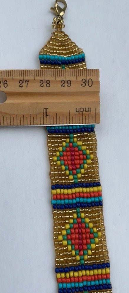 Stunning vintage beadwork choker necklace