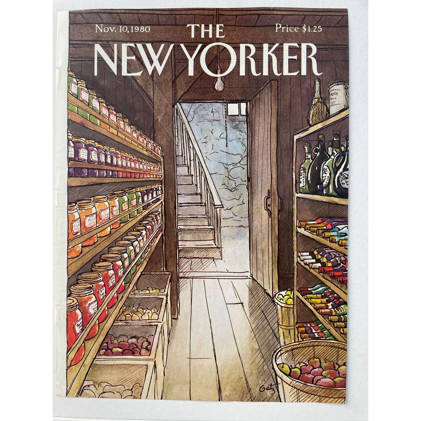 The NEW YORKER cover only - November 10, 1980