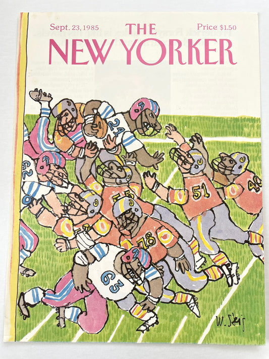 NEW YORKER Magazine cover - September 21, 1985