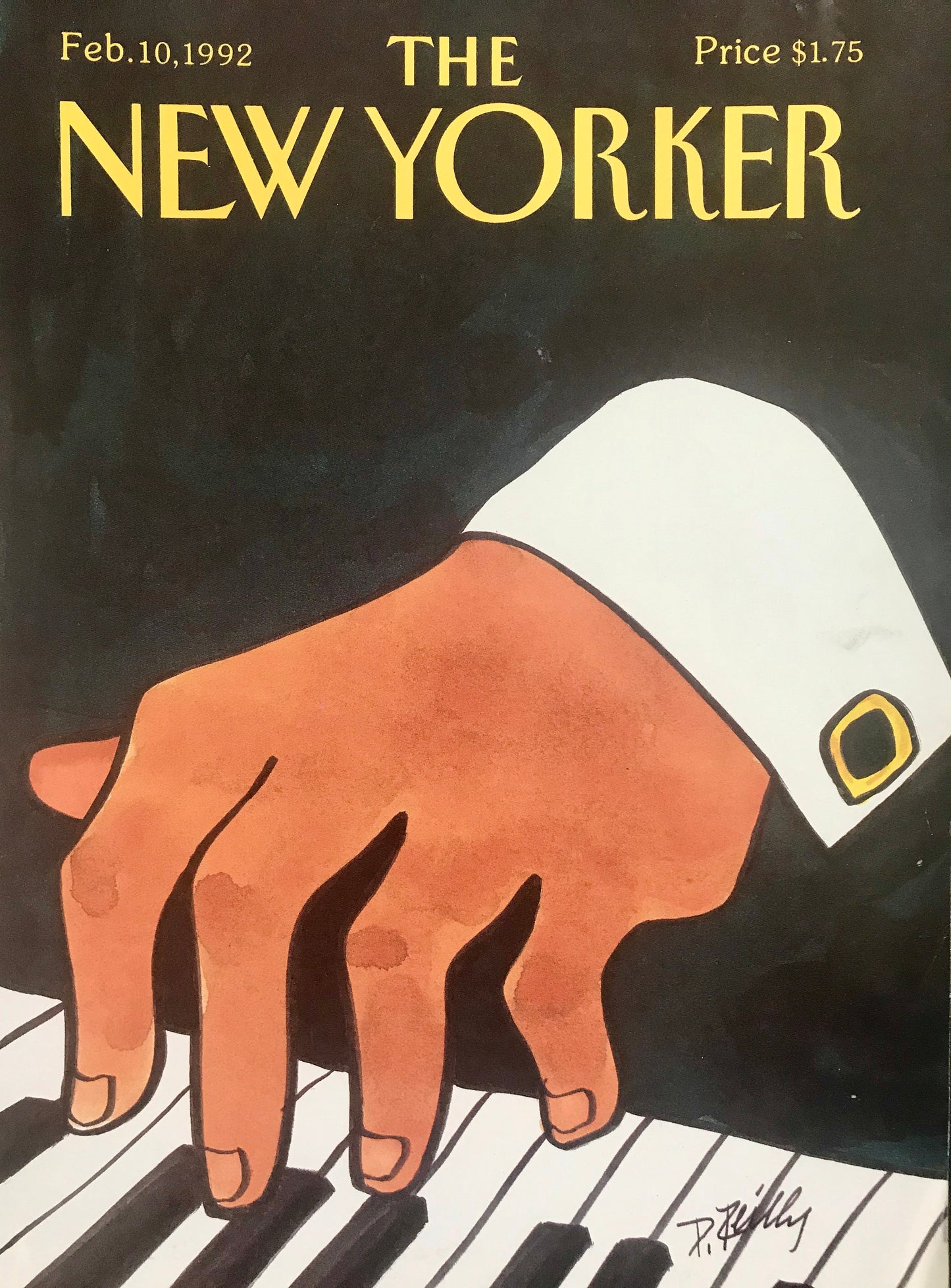 Vintage NEW YORKER Magazine original cover - February 10, 1992