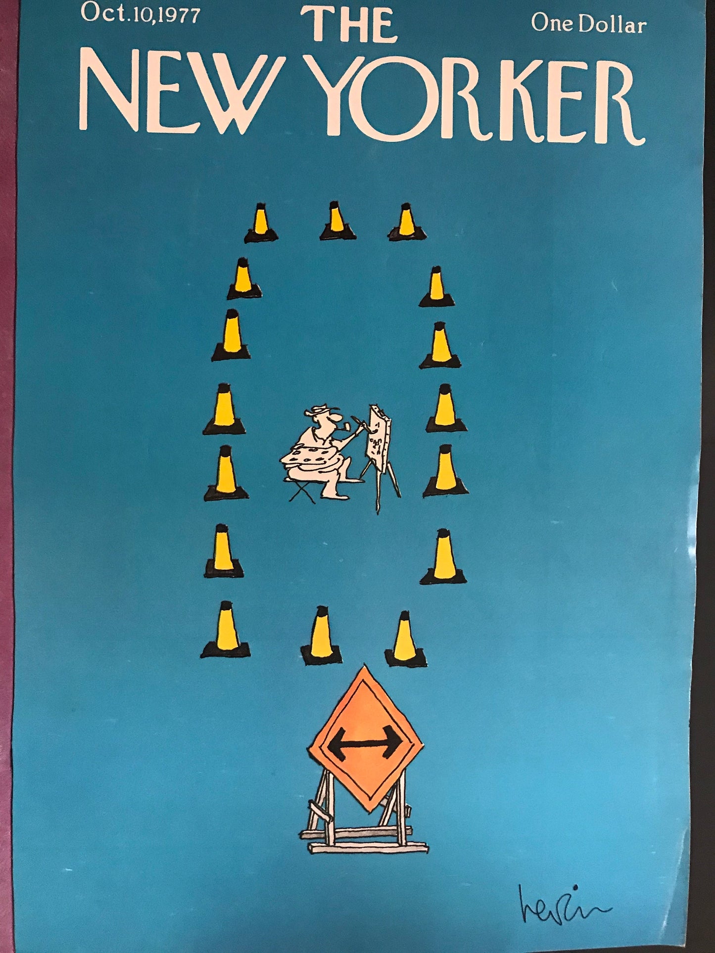October 10, 1977 - The NEW YORKER Magazine original cover