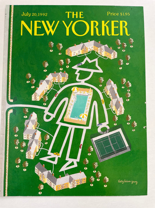 July 20, 1992 - The NEW YORKER Magazine original cover