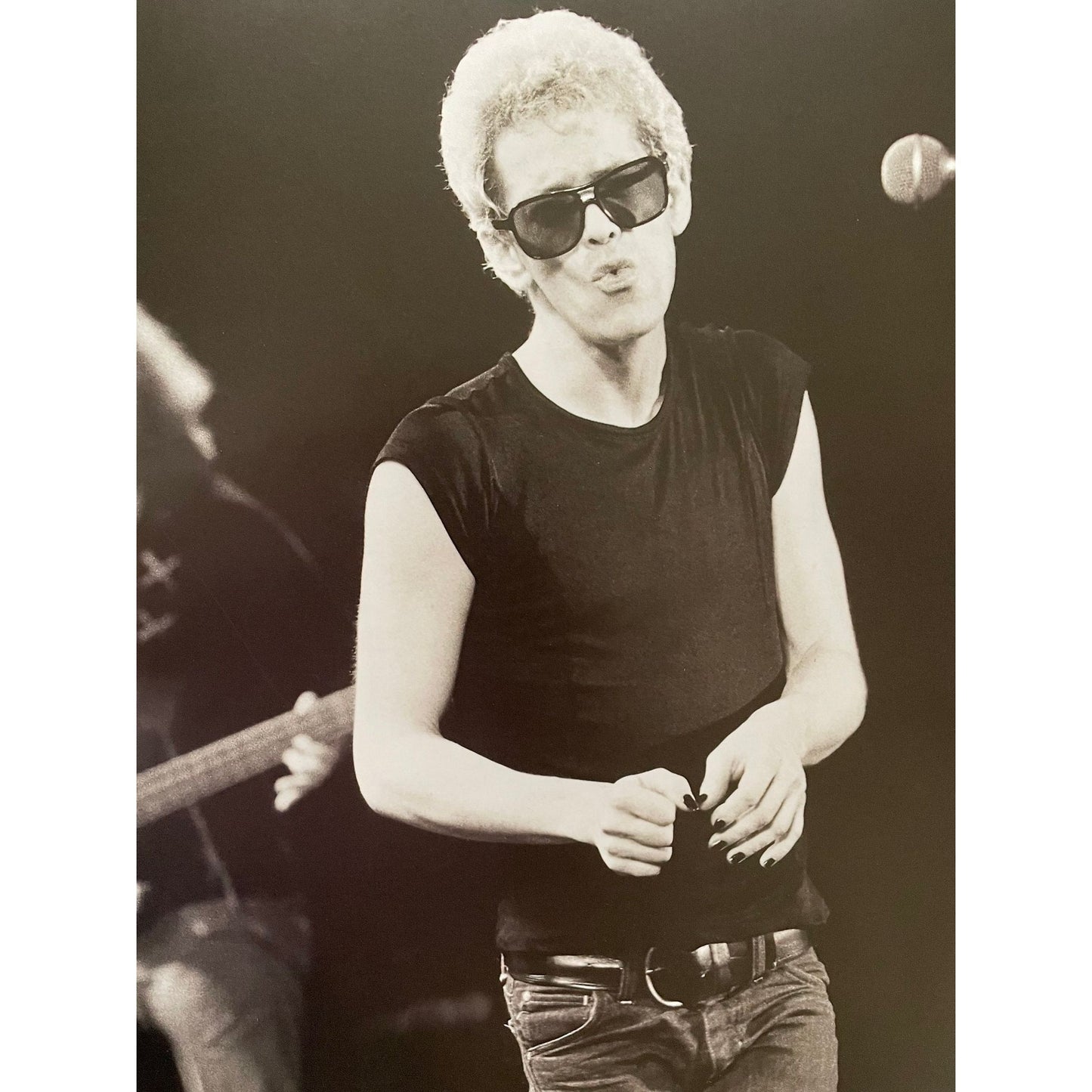 Legendary Rock 'N Roll - Lou Reed - print from vintage book - 12" x 10"