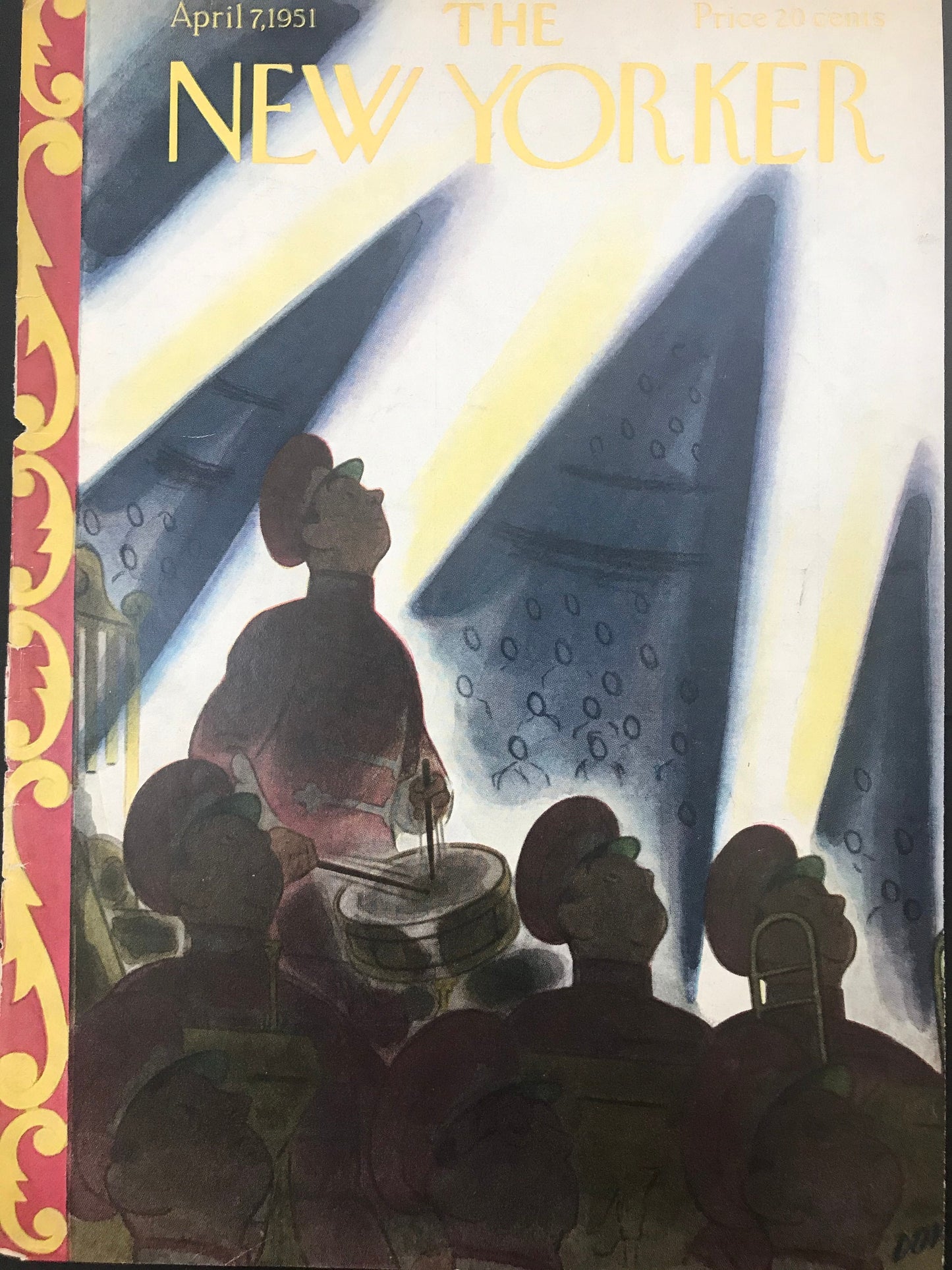 NEW YORKER Magazine cover - April 7, 1951