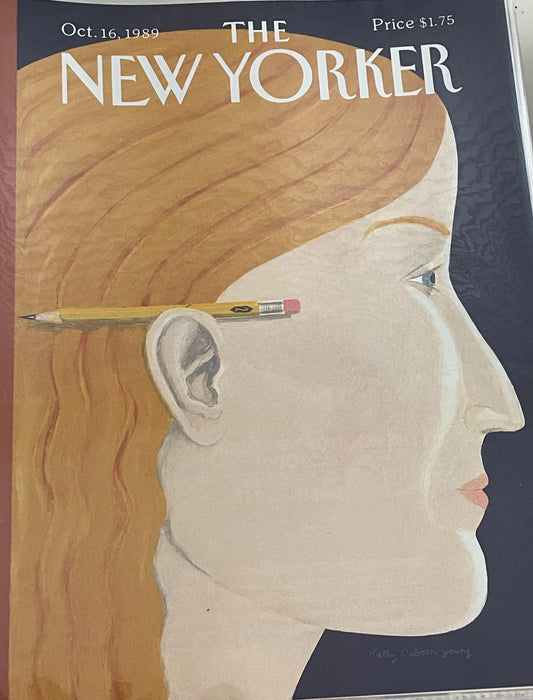 October 16, 1989 - The NEW YORKER Magazine original cover