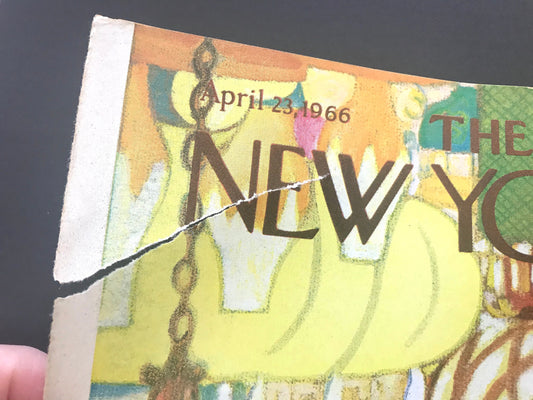 April 23, 1966 - The NEW YORKER Magazine original cover - colorful lanterns